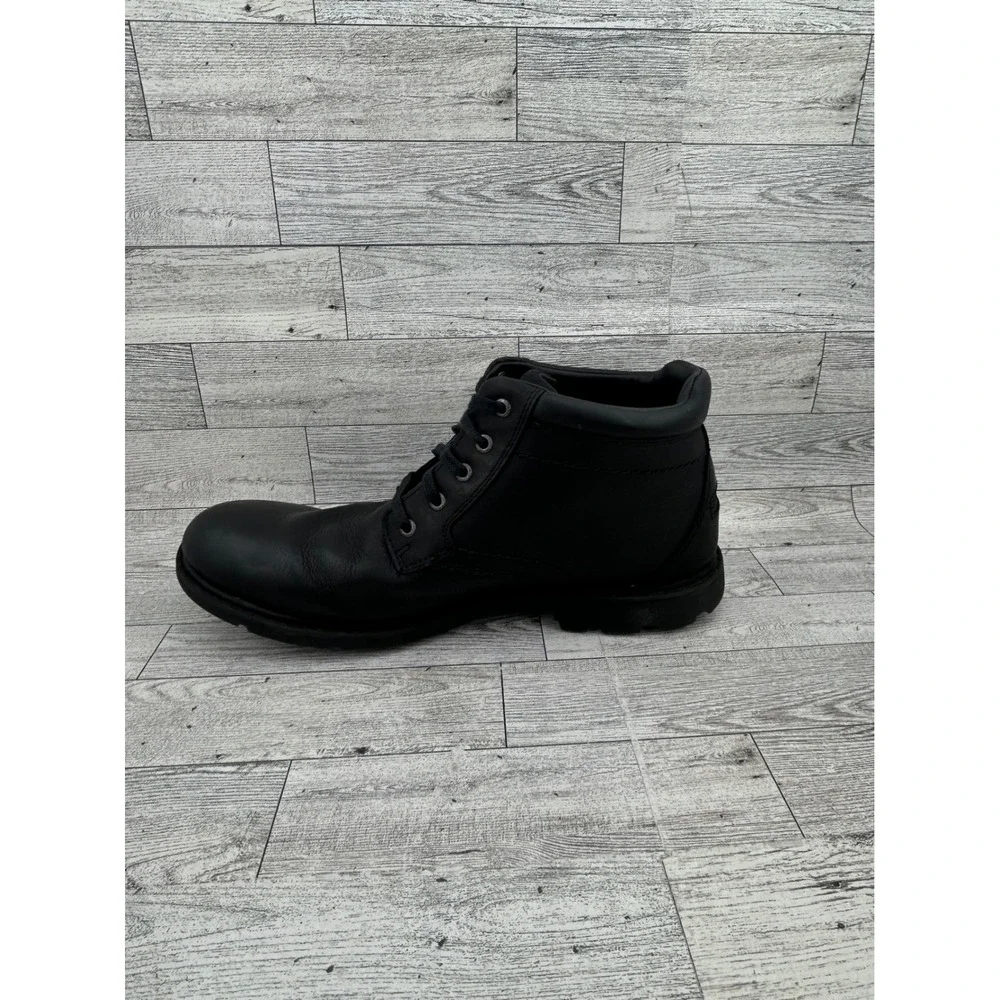 Rockport Storm Surge Mens 9.5 Black Leather‎ Waterproof Chukka Boots CH4053
